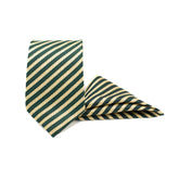 ROYAL STRIPES TIE AND POCKET SQUARE SET